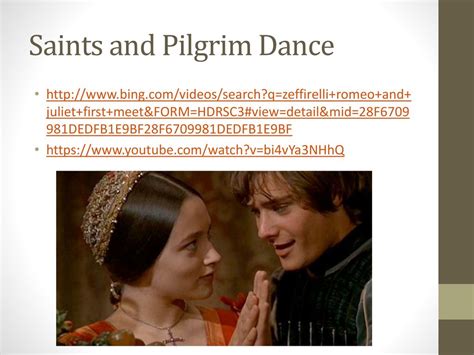pilgrims and saints dance.